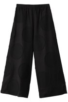【プレインピープル/PLAIN PEOPLE】のビッグドットワイドクロップドパンツ ブラック|ID: prp329100004720745 ipo3291000000034113934