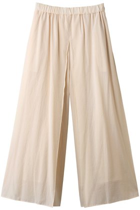 【プレインピープル/PLAIN PEOPLE】 コットンボイルガーゼタンブラーボックスプリーツパンツ人気、トレンドファッション・服の通販 founy(ファニー) ファッション Fashion レディースファッション Fashion for Women パンツ Pants & Trousers おすすめ Recommended / Our Picks シアー Sheer, See-Through フロント Front, Front Design プリーツ Pleats, Pleated ボックス Boxy, Box Shape 新作・新入荷 New Arrivals / New In |ID:prp329100004720746