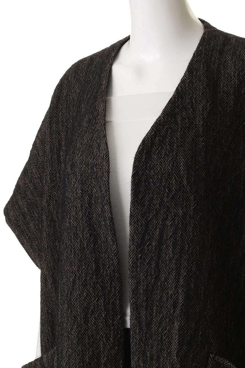 【プレインピープル/PLAIN PEOPLE】のウールへリンボンボクシージレ 人気、トレンドファッション・服の通販 founy(ファニー) 　ファッション　Fashion　レディースファッション　Fashion for Women　アウター　Coat / Outerwear Collection　レディースジャケット・軽アウター　Jackets　クラシカル　Classical, Vintage-Inspired　ジャケット　Jacket, Outerwear　ベスト　Vest, Waistcoat　マニッシュ　Mannish, Boyish　ワイド　Wide, Wide Fit　エレガント 上品　Elegant　新作・新入荷　New Arrivals / New In　other-5|ID: prp329100004720748 ipo3291000000034113958