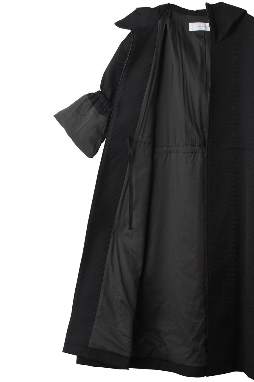 【プレインピープル/PLAIN PEOPLE】のジオメトリックJQフーディーコート 人気、トレンドファッション・服の通販 founy(ファニー) 　ファッション　Fashion　レディースファッション　Fashion for Women　アウター　Coat / Outerwear Collection　コート・ロングコート・ピーコート　Long Coats, Peacoats & More　ベーシック　Basic, Essential　ロング　Long, Long-Length　新作・新入荷　New Arrivals / New In　秋　Autumn　other-6|ID: prp329100004720749 ipo3291000000034113966