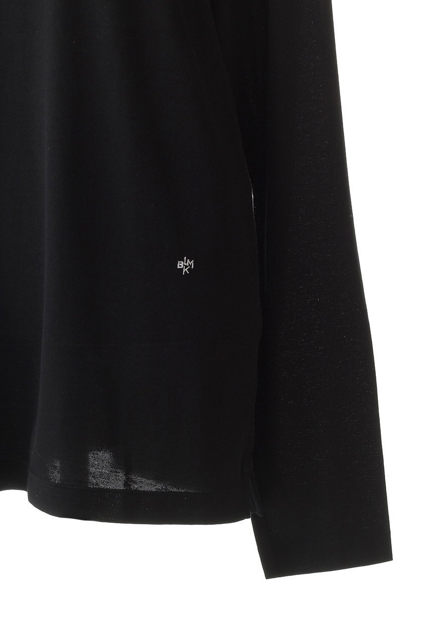 【ブラミンク/BLAMINK】の【BLMK】ロゴロングスリーブ 人気、トレンドファッション・服の通販 founy(ファニー) 　ファッション　Fashion　レディースファッション　Fashion for Women　トップス・カットソー　Cut & Sew Tops　シャツ・ブラウス・オフィスカジュアル　Elegant Blouses & Button-Ups　ロングTシャツ・Tシャツ　Longline T-Shirts & Tees　カットソー・ベーシックTシャツ　Cut-and-Sewn Tops / Stretch Tees & Basics　スリーブ　Sleeve, Long Sleeve / Short Sleeve　ベーシック　Basic, Essential　ロング　Long, Long-Length　新作・新入荷　New Arrivals / New In　other-5|ID: prp329100004720750 ipo3291000000034113975