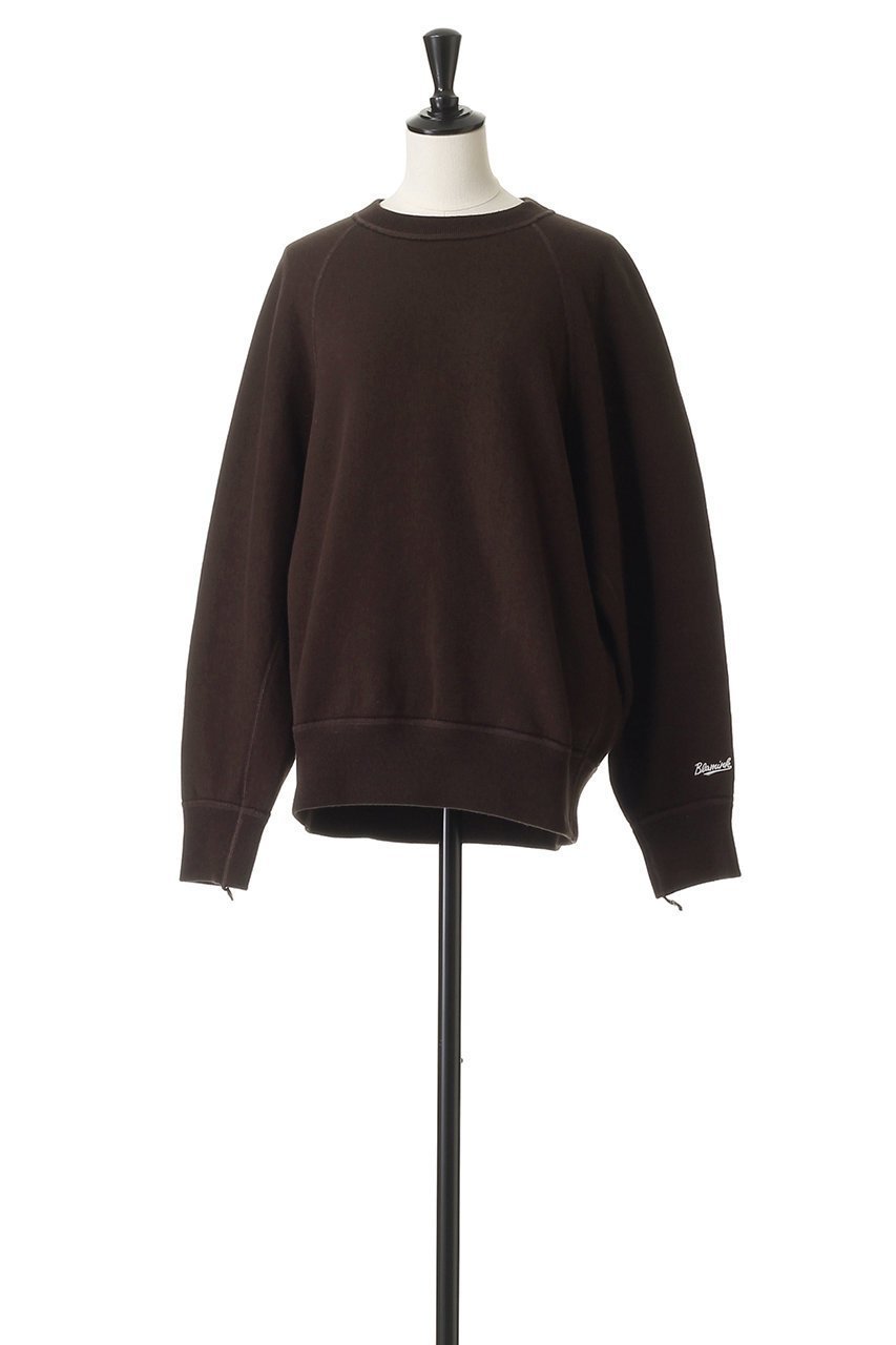 【ブラミンク/BLAMINK】の【BLMK】吊り裏毛クルーネックロングスリーブ 人気、トレンドファッション・服の通販 founy(ファニー) 　ファッション　Fashion　レディースファッション　Fashion for Women　トップス・カットソー　Cut & Sew Tops　シャツ・ブラウス・オフィスカジュアル　Elegant Blouses & Button-Ups　ロングTシャツ・Tシャツ　Longline T-Shirts & Tees　カットソー・ベーシックTシャツ　Cut-and-Sewn Tops / Stretch Tees & Basics　スウェット / スエット　Sweatshirt, Sweatwear　スリーブ　Sleeve, Long Sleeve / Short Sleeve　フォルム　Silhouette, Form　ロング　Long, Long-Length　A/W・秋冬　Autumn/Winter　other-2|ID: prp329100004720751 ipo3291000000034463027