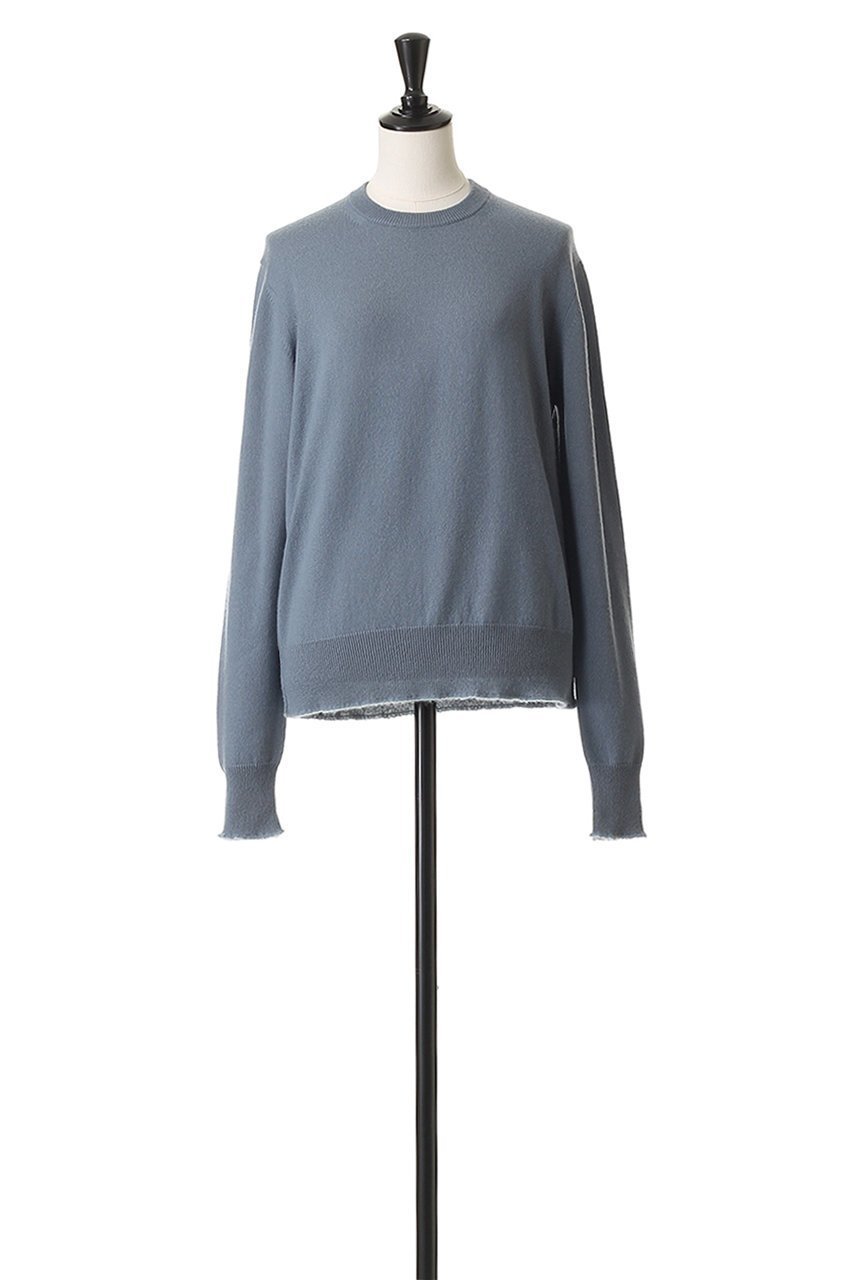 【ブラミンク/BLAMINK】のクルーネックロングスリーブニット 人気、トレンドファッション・服の通販 founy(ファニー) 　ファッション　Fashion　レディースファッション　Fashion for Women　トップス・カットソー　Cut & Sew Tops　ニット　Knit Tops & Sweaters　カジュアルプルオーバー・ニットトップス　Pullovers & Knit Tops / Casual Pullovers　おすすめ　Recommended / Our Picks　ベーシック　Basic, Essential　ワイド　Wide, Wide Fit　新作・新入荷　New Arrivals / New In　other-2|ID: prp329100004720755 ipo3291000000034114008