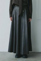 【ハー/HER.】の【10/9 0:00販売開始】フェイクレザーマキシフレアスカート ダークブラウン|ID: prp329100004721420 ipo3291000000034121518