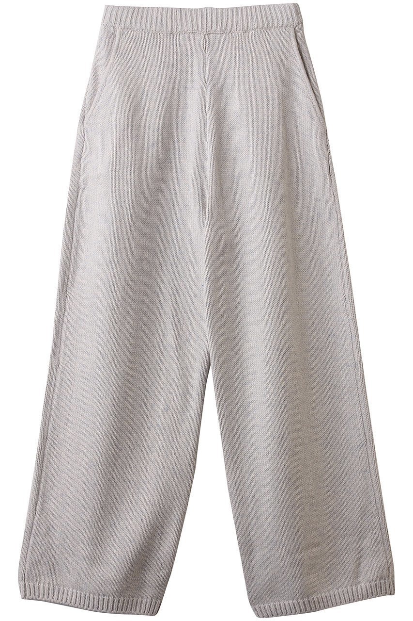 【ハー/HER.】のC/Wニットパンツ インテリア・キッズ・メンズ・レディースファッション・服の通販 founy(ファニー) 　ファッション　Fashion　レディースファッション　Fashion for Women　パンツ　Pants & Trousers　おすすめ　Recommended / Our Picks　ストレート　Straight, Straight Cut　セットアップ　Set-Up, Coordinated Outfit　ライトグレー|ID: prp329100004721421 ipo3291000000035940090