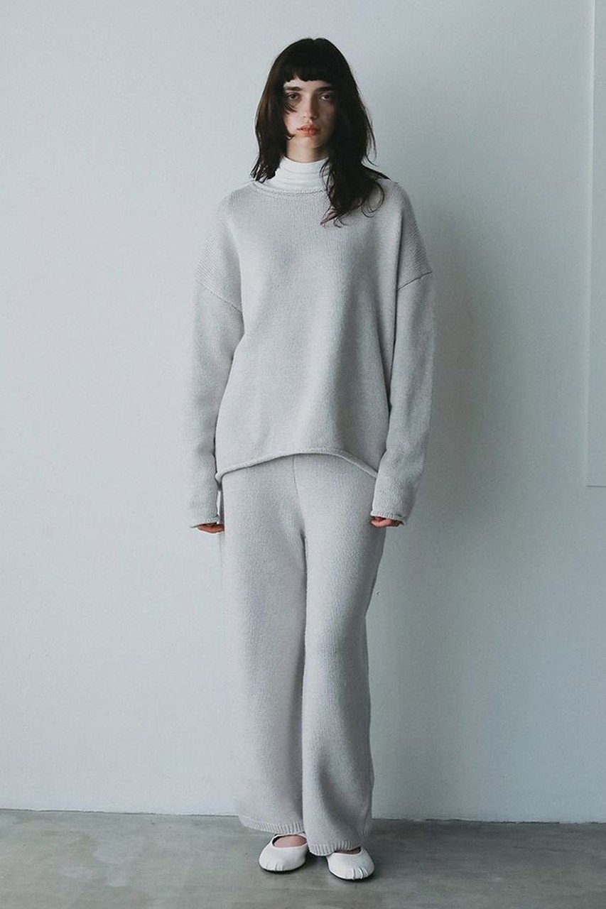 【ハー/HER.】のC/Wニットパンツ 人気、トレンドファッション・服の通販 founy(ファニー) 　ファッション　Fashion　レディースファッション　Fashion for Women　パンツ　Pants & Trousers　おすすめ　Recommended / Our Picks　ストレート　Straight, Straight Cut　セットアップ　Set-Up, Coordinated Outfit　other-6|ID: prp329100004721421 ipo3291000000035940097