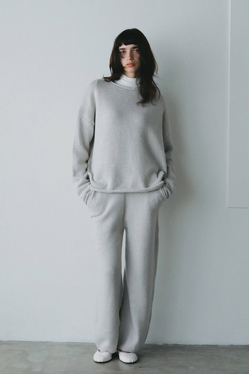 【ハー/HER.】のC/Wニットパンツ 人気、トレンドファッション・服の通販 founy(ファニー) 　ファッション　Fashion　レディースファッション　Fashion for Women　パンツ　Pants & Trousers　おすすめ　Recommended / Our Picks　ストレート　Straight, Straight Cut　セットアップ　Set-Up, Coordinated Outfit　other-7|ID: prp329100004721421 ipo3291000000035940099