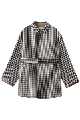 【ブラミンク/BLAMINK】 チェックベルテッドハーフコート人気、トレンドファッション・服の通販 founy(ファニー) ファッション Fashion レディースファッション Fashion for Women アウター Coat / Outerwear Collection コート・ロングコート・ピーコート Long Coats, Peacoats & More おすすめ Recommended / Our Picks ショート Short, Short Length チェック Check, Plaid, Tartan ハーフ Half, Half-Length エレガント 上品 Elegant 新作・新入荷 New Arrivals / New In |ID:prp329100004721426