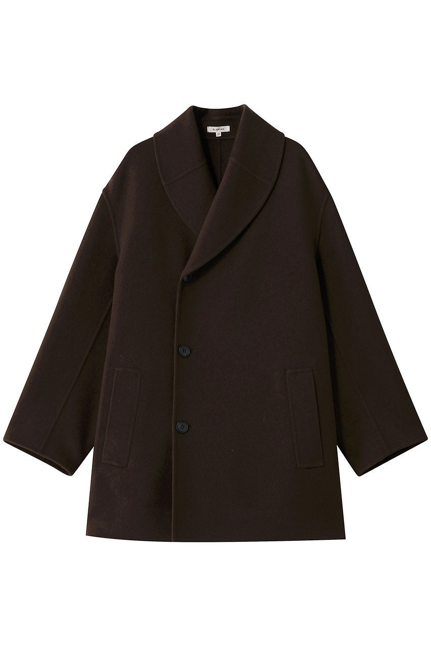 【ブラミンク/BLAMINK】のダブルフェイスショールカラーコート インテリア・キッズ・メンズ・レディースファッション・服の通販 founy(ファニー) 　ファッション　Fashion　レディースファッション　Fashion for Women　アウター　Coat / Outerwear Collection　コート・ロングコート・ピーコート　Long Coats, Peacoats & More　クラシカル　Classical, Vintage-Inspired　クラシック　Classic, Timeless Style　ショール　Shawl, Wrap　トレンド　Trend, Trending Now　フロント　Front, Front Design　ロング　Long, Long-Length　ワイド　Wide, Wide Fit　エレガント 上品　Elegant　新作・新入荷　New Arrivals / New In　ダークブラウン|ID: prp329100004721428 ipo3291000000034121584