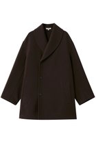 【ブラミンク/BLAMINK】のダブルフェイスショールカラーコート ダークブラウン|ID: prp329100004721428 ipo3291000000035415690