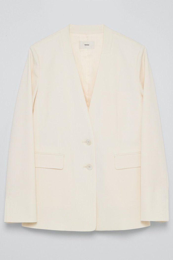 【ティーチ/TEECHI】のストレッチノーカラージャケット インテリア・キッズ・メンズ・レディースファッション・服の通販 founy(ファニー) https://founy.com/ ファッション Fashion レディースファッション Fashion for Women アウター Coat / Outerwear Collection レディースジャケット・軽アウター Jackets ノーカラージャケット / シンプル上品コーデ Collarless Jackets コンパクト Compact, Small Size ジャケット Jacket, Outerwear ストレッチ Stretch, Stretchy Fabric スマート Smart, Elegant スリット Slit, Slit Detail セットアップ Set-Up, Coordinated Outfit デスク Desk, Work Desk バランス Balance, Style Balance ポケット Pocket, Pocket Detail ワーク Workwear, Utility Style 再入荷 Restock / Back in Stock エレガント 上品 Elegant ビジネス 仕事 通勤 Business / Work / Commuting |ID: prp329100004722620 ipo3291000000035870281