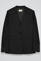 【ティーチ/TEECHI】のストレッチノーカラージャケット ブラック|ID: prp329100004722620 ipo3291000000035870284