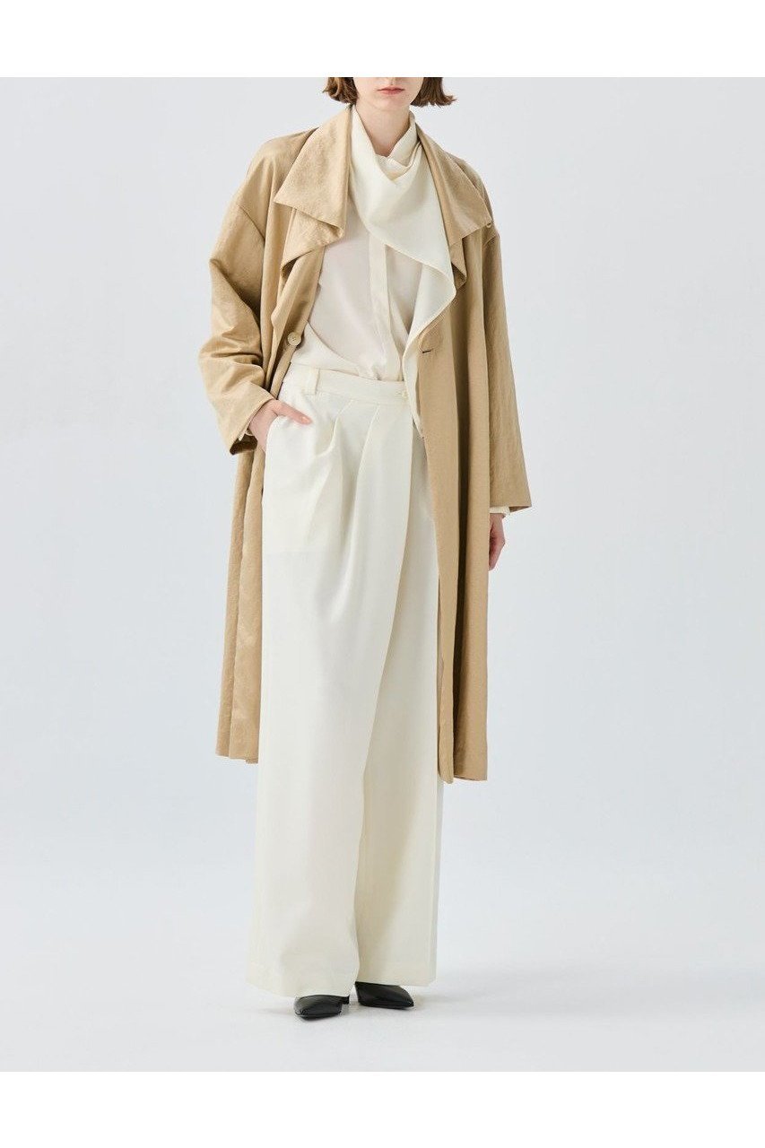 【ティーチ/TEECHI】のラップクロスブラウス 人気、トレンドファッション・服の通販 founy(ファニー) 　ファッション　Fashion　レディースファッション　Fashion for Women　トップス・カットソー　Cut & Sew Tops　シャツ・ブラウス・オフィスカジュアル　Elegant Blouses & Button-Ups　とろみ　Fluid, Flowy Fabric　サテン　Satin, Glossy Fabric　スカーフ　Scarf, Neckwear　スリーブ　Sleeve, Long Sleeve / Short Sleeve　ドレープ　Drape, Draping Fabric　ロング　Long, Long-Length　エレガント 上品　Elegant　新作・新入荷　New Arrivals / New In　洗える　Machine Washable　other-3|ID: prp329100004722622 ipo3291000000034133320