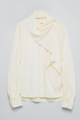 【ティーチ/TEECHI】 ラップクロスブラウス人気、トレンドファッション・服の通販 founy(ファニー) ファッション Fashion レディースファッション Fashion for Women トップス・カットソー Cut & Sew Tops シャツ・ブラウス・オフィスカジュアル Elegant Blouses & Button-Ups とろみ Fluid, Flowy Fabric サテン Satin, Glossy Fabric スカーフ Scarf, Neckwear スリーブ Sleeve, Long Sleeve / Short Sleeve ドレープ Drape, Draping Fabric ロング Long, Long-Length エレガント 上品 Elegant 再入荷 Restock / Back in Stock 洗える Machine Washable |ID:prp329100004722622