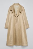 【ティーチ/TEECHI】のドレープコート 人気、トレンドファッション・服の通販 founy(ファニー) ファッション Fashion レディースファッション Fashion for Women アウター Coat / Outerwear Collection コート・ロングコート・ピーコート Long Coats, Peacoats & More コーティング Coating, Coated Finish サテン Satin, Glossy Fabric ショルダー Shoulder, Shoulder Strap タンブラー Tumbler, Travel Mug ドレープ Drape, Draping Fabric ドロップ Drop Shoulder, Dropped Style リラックス Relax, Relaxed Fit ロング Long, Long-Length ヴィンテージ Vintage Style 新作・新入荷 New Arrivals / New In ビジネス 仕事 通勤 Business / Work / Commuting thumbnail ベージュ|ID: prp329100004722624 ipo3291000000034133335