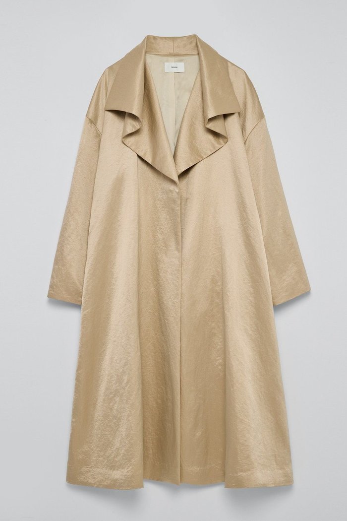 【ティーチ/TEECHI】のドレープコート インテリア・キッズ・メンズ・レディースファッション・服の通販 founy(ファニー) https://founy.com/ ファッション Fashion レディースファッション Fashion for Women アウター Coat / Outerwear Collection コート・ロングコート・ピーコート Long Coats, Peacoats & More コーティング Coating, Coated Finish サテン Satin, Glossy Fabric ショルダー Shoulder, Shoulder Strap タンブラー Tumbler, Travel Mug ドレープ Drape, Draping Fabric ドロップ Drop Shoulder, Dropped Style リラックス Relax, Relaxed Fit ロング Long, Long-Length ヴィンテージ Vintage Style 再入荷 Restock / Back in Stock ビジネス 仕事 通勤 Business / Work / Commuting |ID: prp329100004722624 ipo3291000000035493664