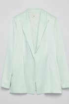 【ティーチ/TEECHI】のサテンジャケット 人気、トレンドファッション・服の通販 founy(ファニー) ファッション Fashion レディースファッション Fashion for Women アウター Coat / Outerwear Collection レディースジャケット・軽アウター Jackets サテン Satin, Glossy Fabric シルク Silk, 100% Silk ジャケット Jacket, Outerwear セットアップ Set-Up, Coordinated Outfit ダブル Double, Double-Breasted なめらか Smooth, Silky Texture エレガント 上品 Elegant 新作・新入荷 New Arrivals / New In thumbnail グリーン|ID: prp329100004722625 ipo3291000000034133343