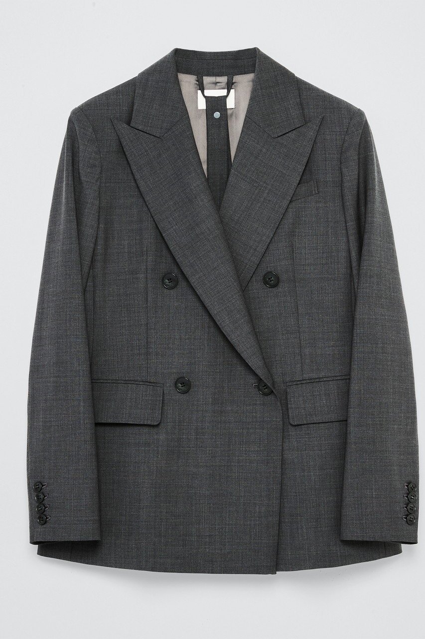 【ティーチ/TEECHI】のウールブレンドダブルジャケット 人気、トレンドファッション・服の通販 founy(ファニー) 　ファッション　Fashion　レディースファッション　Fashion for Women　アウター　Coat / Outerwear Collection　レディースジャケット・軽アウター　Jackets　ジャケット　Jacket, Outerwear　スマート　Smart, Elegant　セットアップ　Set-Up, Coordinated Outfit　デニム　Denim, Jeans Material　時計　Watch, Wristwatch　ポケット　Pocket, Pocket Detail　新作・新入荷　New Arrivals / New In　 other-1|ID: prp329100004722626 ipo3291000000034133348