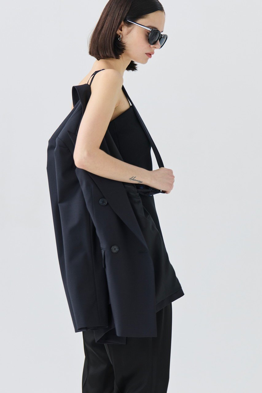 【ティーチ/TEECHI】のウールブレンドダブルジャケット 人気、トレンドファッション・服の通販 founy(ファニー) 　ファッション　Fashion　レディースファッション　Fashion for Women　アウター　Coat / Outerwear Collection　レディースジャケット・軽アウター　Jackets　ジャケット　Jacket, Outerwear　スマート　Smart, Elegant　セットアップ　Set-Up, Coordinated Outfit　デニム　Denim, Jeans Material　時計　Watch, Wristwatch　ポケット　Pocket, Pocket Detail　新作・新入荷　New Arrivals / New In　other-5|ID: prp329100004722626 ipo3291000000034133354