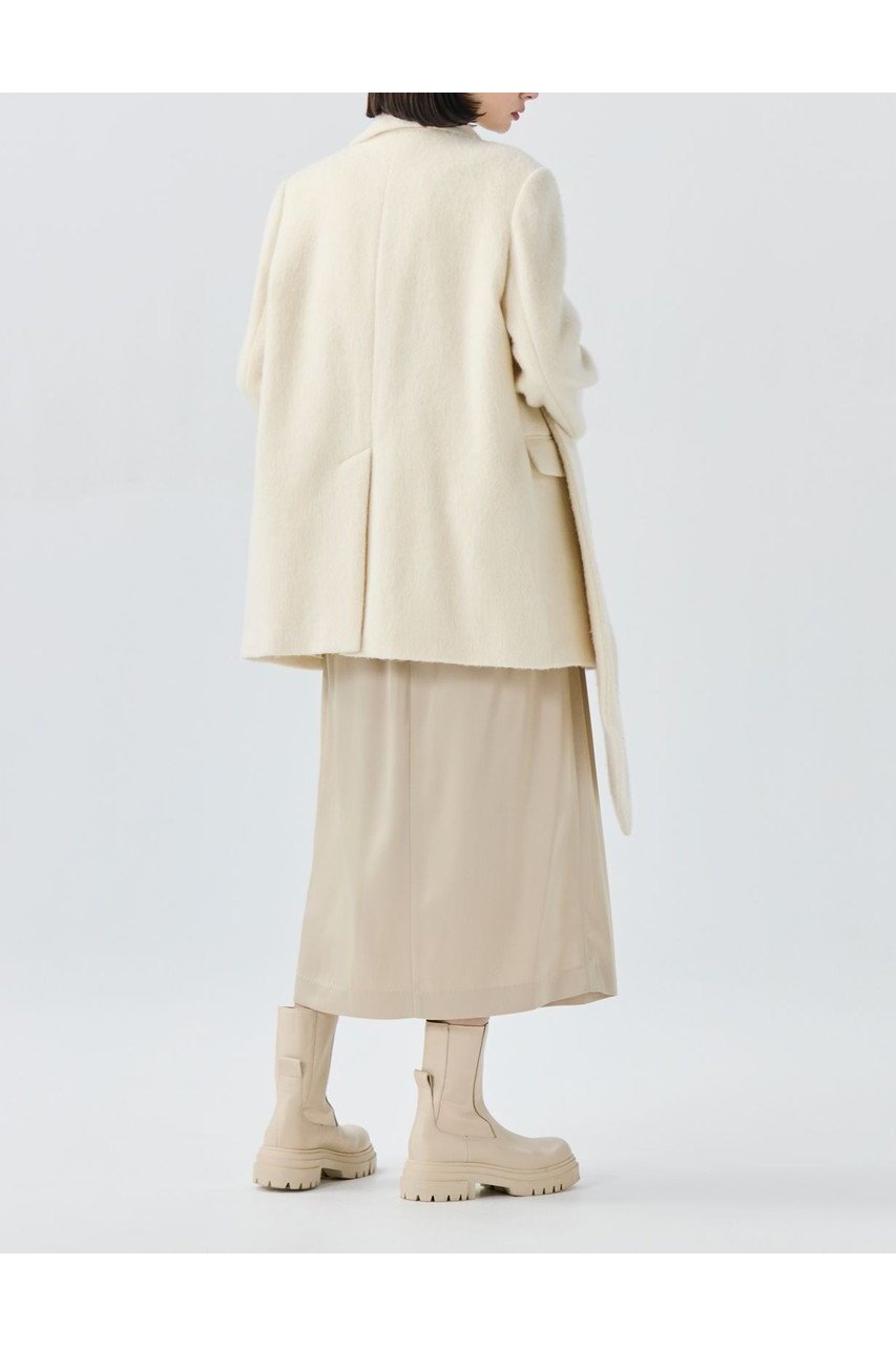 【ティーチ/TEECHI】のウールミックスシャギーコート 人気、トレンドファッション・服の通販 founy(ファニー) 　ファッション　Fashion　レディースファッション　Fashion for Women　アウター　Coat / Outerwear Collection　コート・ロングコート・ピーコート　Long Coats, Peacoats & More　シェイプ　Shape, Slim Fit　ショート　Short, Short Length　スニーカー　Sneakers, Trainers　スマート　Smart, Elegant　デニム　Denim, Jeans Material　バランス　Balance, Style Balance　フロント　Front, Front Design　ボックス　Boxy, Box Shape　防寒　Cold Protection, Winter-Ready　マフラー　Scarf, Muffler　新作・新入荷　New Arrivals / New In　other-3|ID: prp329100004722627 ipo3291000000034133363