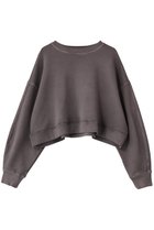 【プレインピープル/PLAIN PEOPLE】のインディゴ裏毛製品染めスウェット グレー|ID:prp329100004722629