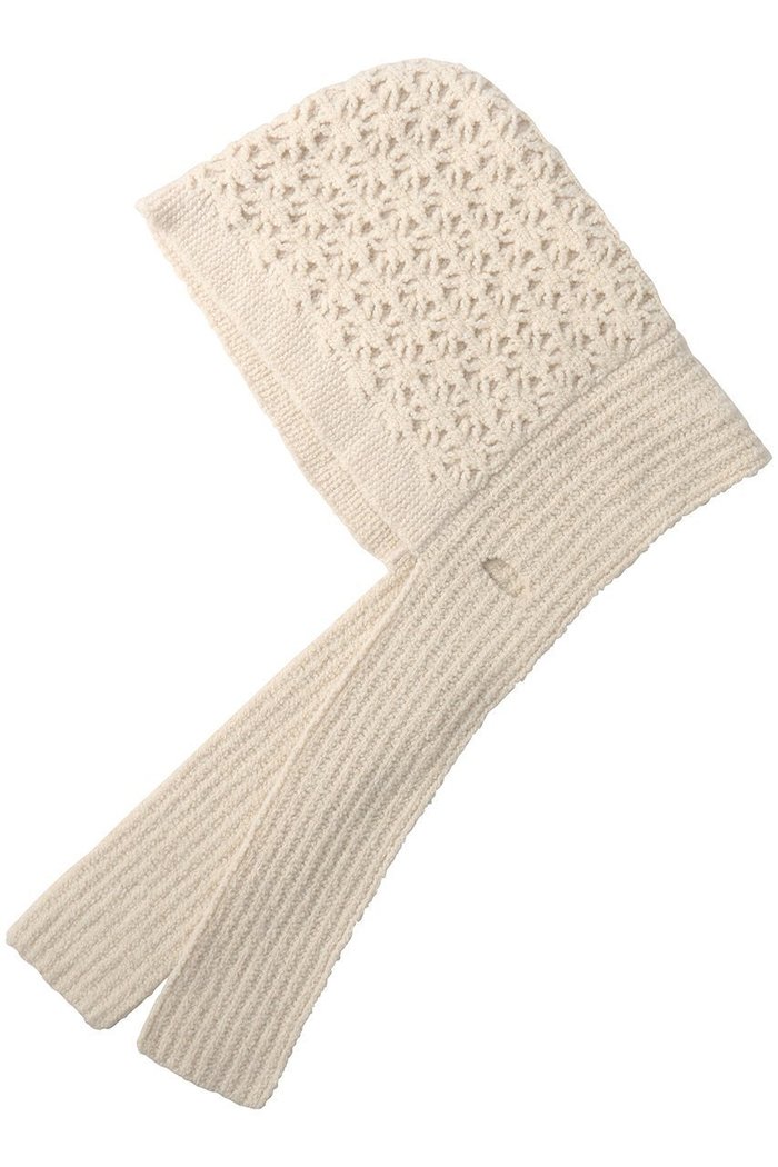 【マリリンムーン/MARILYN MOON】の【WALANCE】ダブルクロシェニットフードマフラー インテリア・キッズ・メンズ・レディースファッション・服の通販 founy(ファニー) https://founy.com/ ファッション Fashion レディースファッション Fashion for Women トップス・カットソー Cut & Sew Tops ニット Knit Tops & Sweaters キャップ&ハット Hats & Caps マフラー・スヌード / 冬小物の定番 Scarves & Mufflers かぎ針 Crochet キャップ Cap, Baseball Cap ダブル Double, Double-Breasted フェイス Face, Facial Design マフラー Scarf, Muffler 冬 Winter / This Winter 帽子 Hat, Headwear 透かし Cut-Out, Lacework |ID: prp329100004722638 ipo3291000000035870364