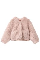 【アミカ/AMICA / KIDS】の【KIDS】プードルコートキッズ 人気、トレンドファッション・服の通販 founy(ファニー) ファッション Fashion キッズファッション Fashion for Kids アウター Coat Outerwear /Kids サテン Satin, Glossy Fabric ストレッチ Stretch, Stretchy Fabric エレガント 上品 Elegant 冬 Winter / This Winter 新作・新入荷 New Arrivals / New In |ID:prp329100004722640