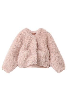 【アミカ/AMICA / KIDS】 【KIDS】プードルコートキッズ モカ(9Y-11Y) 9Y-11Y人気、トレンドファッション・服の通販 founy(ファニー) ファッション Fashion キッズファッション Fashion for Kids アウター Coat Outerwear /Kids サテン Satin, Glossy Fabric ストレッチ Stretch, Stretchy Fabric エレガント 上品 Elegant 冬 Winter / This Winter |ID:prp329100004722640