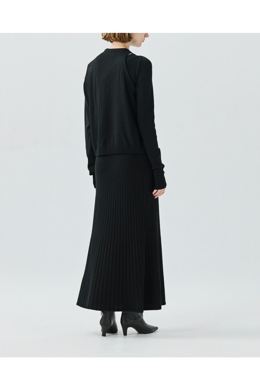 【ティーチ/TEECHI】のウールニットワンピース 人気、トレンドファッション・服の通販 founy(ファニー) 　ファッション　Fashion　レディースファッション　Fashion for Women　ワンピース　Dresses　ニットワンピース　Knit Dresses　チュニック　Tunic Tops & Dresses　アシンメトリー　Asymmetrical Style　アンサンブル　Ensemble Set　カーディガン　Cardigan, Knitwear　キュプラ　Cupro, Eco Fabric　抗菌　Antibacterial, Bacteria-Resistant　ストレッチ　Stretch, Stretchy Fabric　セットアップ　Set-Up, Coordinated Outfit　チュニック　Tunic, Long Top　デニム　Denim, Jeans Material　フレア　Flare, Flared　モダン　Modern, Contemporary　旅行　Travel　エレガント 上品　Elegant　新作・新入荷　New Arrivals / New In　other-3|ID: prp329100004722646 ipo3291000000034133500