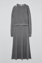 【ティーチ/TEECHI】のウールニットワンピース グレー|ID: prp329100004722646 ipo3291000000035493716