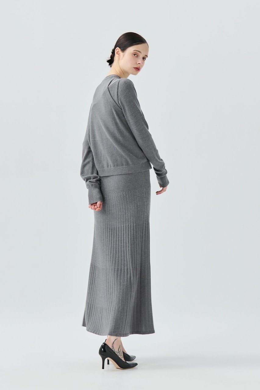 【ティーチ/TEECHI】のウールニットワンピース 人気、トレンドファッション・服の通販 founy(ファニー) 　ファッション　Fashion　レディースファッション　Fashion for Women　ワンピース　Dresses　ニットワンピース　Knit Dresses　チュニック　Tunic Tops & Dresses　アシンメトリー　Asymmetrical Style　アンサンブル　Ensemble Set　カーディガン　Cardigan, Knitwear　キュプラ　Cupro, Eco Fabric　抗菌　Antibacterial, Bacteria-Resistant　ストレッチ　Stretch, Stretchy Fabric　セットアップ　Set-Up, Coordinated Outfit　チュニック　Tunic, Long Top　デニム　Denim, Jeans Material　フレア　Flare, Flared　モダン　Modern, Contemporary　再入荷　Restock / Back in Stock　旅行　Travel　エレガント 上品　Elegant　other-3|ID: prp329100004722646 ipo3291000000035984974