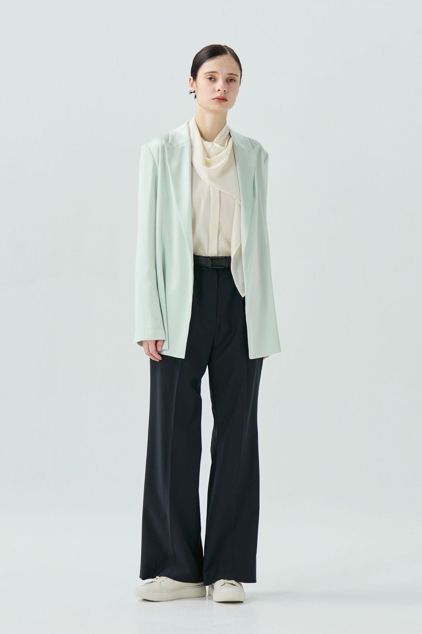 【ティーチ/TEECHI】のTMOウールブレンドフレアパンツ 人気、トレンドファッション・服の通販 founy(ファニー) 　ファッション　Fashion　レディースファッション　Fashion for Women　パンツ　Pants & Trousers　インナー　Innerwear　洗える　Machine Washable　ギャザー　Gathered, Ruffled　ジャケット　Jacket, Outerwear　ストレッチ　Stretch, Stretchy Fabric　スラックス　Slacks, Dress Pants　セットアップ　Set-Up, Coordinated Outfit　フィット　Fit, Slim Fit　フレア　Flare, Flared　ポケット　Pocket, Pocket Detail　ループ　Loop, Loop Knit　新作・新入荷　New Arrivals / New In　other-4|ID: prp329100004722648 ipo3291000000034133519
