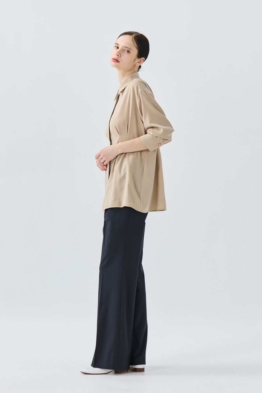 【ティーチ/TEECHI】のTMOウールブレンドフレアパンツ 人気、トレンドファッション・服の通販 founy(ファニー) 　ファッション　Fashion　レディースファッション　Fashion for Women　パンツ　Pants & Trousers　インナー　Innerwear　洗える　Machine Washable　ギャザー　Gathered, Ruffled　ジャケット　Jacket, Outerwear　ストレッチ　Stretch, Stretchy Fabric　スラックス　Slacks, Dress Pants　セットアップ　Set-Up, Coordinated Outfit　フィット　Fit, Slim Fit　フレア　Flare, Flared　ポケット　Pocket, Pocket Detail　ループ　Loop, Loop Knit　新作・新入荷　New Arrivals / New In　other-6|ID: prp329100004722648 ipo3291000000034133521