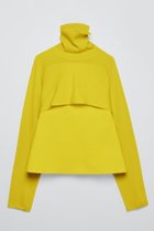 【ティーチ/TEECHI】のペプラムプルオーバーニット 人気、トレンドファッション・服の通販 founy(ファニー) ファッション Fashion レディースファッション Fashion for Women トップス・カットソー Cut & Sew Tops ニット Knit Tops & Sweaters カジュアルプルオーバー・ニットトップス Pullovers & Knit Tops / Casual Pullovers アクセサリー Fashion Accessories アンサンブル Ensemble Set キュプラ Cupro, Eco Fabric ストレッチ Stretch, Stretchy Fabric ビスチェ Bustier, Corset Top フォルム Silhouette, Form ペプラム Peplum, Flared Hem ボレロ Bolero, Short Cardigan エレガント 上品 Elegant thumbnail イエロー|ID: prp329100004722656 ipo3291000000036049274