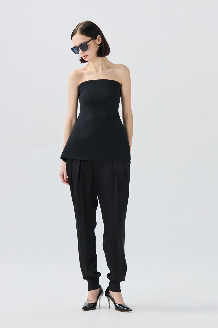 【ティーチ/TEECHI】のペプラムプルオーバーニット 人気、トレンドファッション・服の通販 founy(ファニー) 　ファッション　Fashion　レディースファッション　Fashion for Women　トップス・カットソー　Cut & Sew Tops　ニット　Knit Tops & Sweaters　カジュアルプルオーバー・ニットトップス　Pullovers & Knit Tops / Casual Pullovers　アクセサリー　Fashion Accessories　アンサンブル　Ensemble Set　キュプラ　Cupro, Eco Fabric　ストレッチ　Stretch, Stretchy Fabric　ビスチェ　Bustier, Corset Top　フォルム　Silhouette, Form　ペプラム　Peplum, Flared Hem　ボレロ　Bolero, Short Cardigan　エレガント 上品　Elegant　other-3|ID: prp329100004722656 ipo3291000000036049279