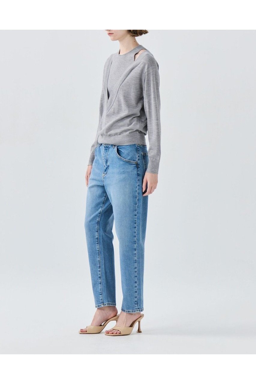【ティーチ/TEECHI】のレイヤードプルオーバーニット 人気、トレンドファッション・服の通販 founy(ファニー) 　ファッション　Fashion　レディースファッション　Fashion for Women　トップス・カットソー　Cut & Sew Tops　ニット　Knit Tops & Sweaters　カジュアルプルオーバー・ニットトップス　Pullovers & Knit Tops / Casual Pullovers　抗菌　Antibacterial, Bacteria-Resistant　シンプル　Simple, Minimal　スリット　Slit, Slit Detail　おすすめ　Recommended / Our Picks　新作・新入荷　New Arrivals / New In　other-3|ID: prp329100004722658 ipo3291000000034133597