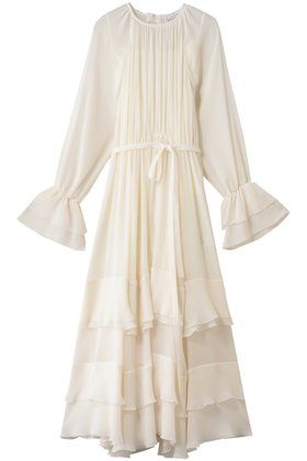 【ジェイドット/j.】 クレープジョーゼットフリルティアードドレス人気、トレンドファッション・服の通販 founy(ファニー) ファッション Fashion レディースファッション Fashion for Women ワンピース Dresses フォーマル・パーティードレス・結婚式用ドレス Elegant & Casual Dresses チュニック Tunic Tops & Dresses エアリー Airy Texture ギャザー Gathered, Ruffled シアー Sheer, See-Through ジョーゼット Georgette, Semi-Sheer Fabric チュニック Tunic, Long Top ティアードワンピース Tiered Dress, Flared Dress パーティ Party, Party Style フリル Frill, Ruffle ペチコート Petticoat, Underskirt リボン Ribbon, Bow ロング Long, Long-Length 新作・新入荷 New Arrivals / New In |ID:prp329100004722663