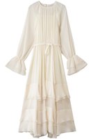 【ジェイドット/j.】のクレープジョーゼットフリルティアードドレス 人気、トレンドファッション・服の通販 founy(ファニー) ファッション Fashion レディースファッション Fashion for Women ワンピース Dresses フォーマル・パーティードレス・結婚式用ドレス Elegant & Casual Dresses チュニック Tunic Tops & Dresses エアリー Airy Texture ギャザー Gathered, Ruffled シアー Sheer, See-Through ジョーゼット Georgette, Semi-Sheer Fabric チュニック Tunic, Long Top ティアードワンピース Tiered Dress, Flared Dress パーティ Party, Party Style フリル Frill, Ruffle ペチコート Petticoat, Underskirt リボン Ribbon, Bow ロング Long, Long-Length 新作・新入荷 New Arrivals / New In |ID:prp329100004722663