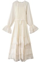 【ジェイドット/j.】のクレープジョーゼットフリルティアードドレス オフホワイト|ID: prp329100004722663 ipo3291000000035870443