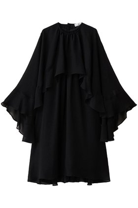 【ジェイドット/j.】 トリアセジョーゼットフリルドレスブラウス人気、トレンドファッション・服の通販 founy(ファニー) ファッション Fashion レディースファッション Fashion for Women トップス・カットソー Cut & Sew Tops シャツ・ブラウス・オフィスカジュアル Elegant Blouses & Button-Ups ワンピース Dresses フォーマル・パーティードレス・結婚式用ドレス Elegant & Casual Dresses エアリー Airy Texture シアー Sheer, See-Through ジョーゼット Georgette, Semi-Sheer Fabric スリーブ Sleeve, Long Sleeve / Short Sleeve パーティ Party, Party Style フェミニン Feminine, Girly フリル Frill, Ruffle ロング Long, Long-Length 新作・新入荷 New Arrivals / New In |ID:prp329100004722664