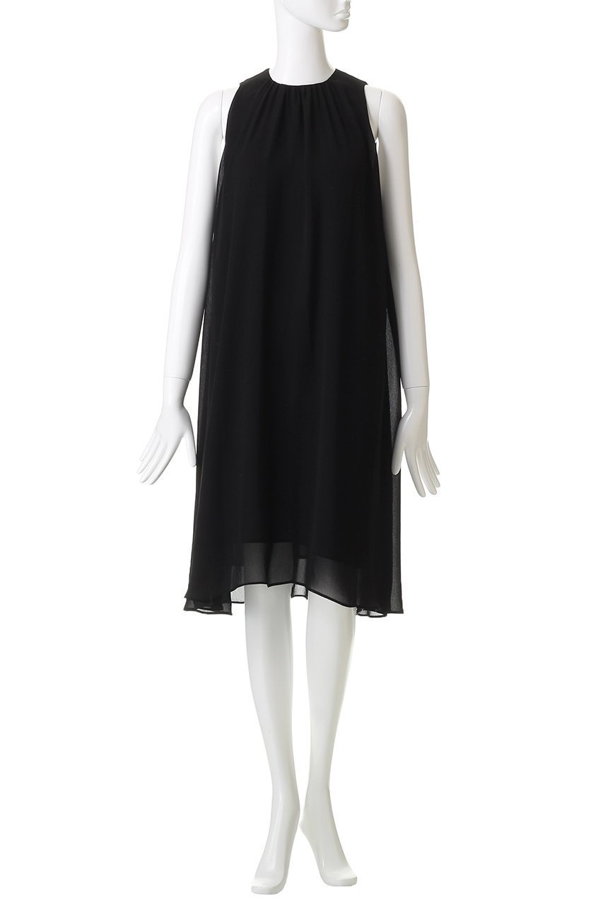 【ジェイドット/j.】のトリアセジョーゼットフリルドレスブラウス 人気、トレンドファッション・服の通販 founy(ファニー) 　ファッション　Fashion　レディースファッション　Fashion for Women　トップス・カットソー　Cut & Sew Tops　シャツ・ブラウス・オフィスカジュアル　Elegant Blouses & Button-Ups　ワンピース　Dresses　フォーマル・パーティードレス・結婚式用ドレス　Elegant & Casual Dresses　エアリー　Airy Texture　シアー　Sheer, See-Through　ジョーゼット　Georgette, Semi-Sheer Fabric　スリーブ　Sleeve, Long Sleeve / Short Sleeve　パーティ　Party, Party Style　フェミニン　Feminine, Girly　フリル　Frill, Ruffle　ロング　Long, Long-Length　新作・新入荷　New Arrivals / New In　other-6|ID: prp329100004722664 ipo3291000000034133647