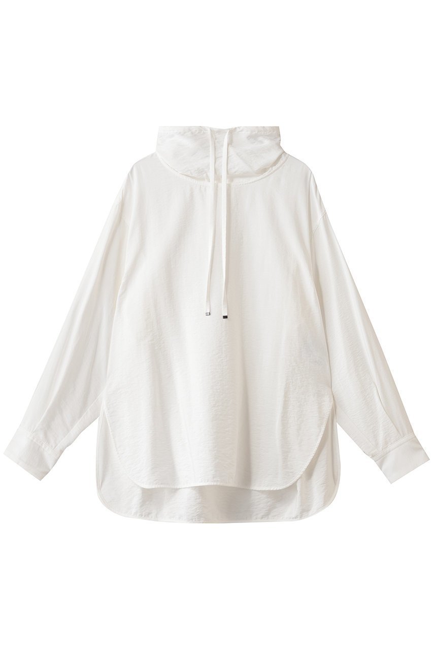 【スタニングルアー/STUNNING LURE】のギャザースタンドカラーブラウス 人気、トレンドファッション・服の通販 founy(ファニー) 　ファッション　Fashion　レディースファッション　Fashion for Women　トップス・カットソー　Cut & Sew Tops　シャツ・ブラウス・オフィスカジュアル　Elegant Blouses & Button-Ups　ギャザー　Gathered, Ruffled　スタンド　Stand Collar, Upright Stand　スラックス　Slacks, Dress Pants　スリット　Slit, Slit Detail　スリーブ　Sleeve, Long Sleeve / Short Sleeve　センター　Center, Center Line　デニム　Denim, Jeans Material　ロング　Long, Long-Length　 other-1|ID: prp329100004722669 ipo3291000000035493739