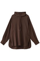 【スタニングルアー/STUNNING LURE】のギャザースタンドカラーブラウス ブラウン|ID: prp329100004722669 ipo3291000000035493742