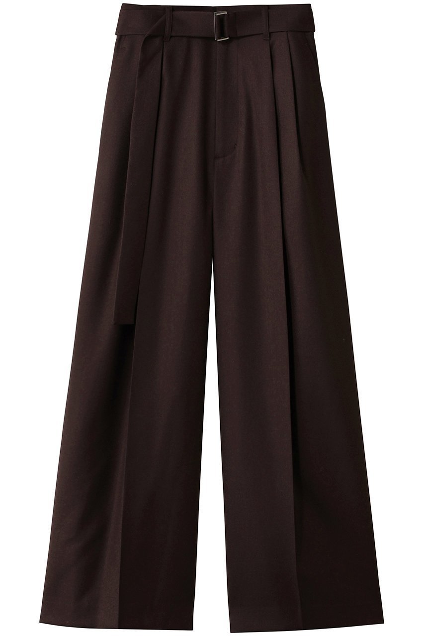 【スタニングルアー/STUNNING LURE】のrフラノワイドレッグパンツ インテリア・キッズ・メンズ・レディースファッション・服の通販 founy(ファニー) 　ファッション　Fashion　レディースファッション　Fashion for Women　パンツ　Pants & Trousers　カットソー　Cut and Sewn Top　ベーシック　Basic, Essential　ワイド　Wide, Wide Fit　ブラウン|ID: prp329100004722671 ipo3291000000034387030