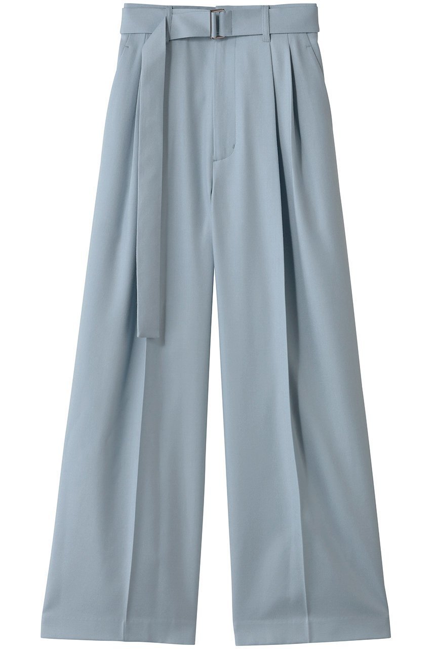 【スタニングルアー/STUNNING LURE】のrフラノワイドレッグパンツ インテリア・キッズ・メンズ・レディースファッション・服の通販 founy(ファニー) 　ファッション　Fashion　レディースファッション　Fashion for Women　パンツ　Pants & Trousers　カットソー　Cut and Sewn Top　ベーシック　Basic, Essential　ワイド　Wide, Wide Fit　ライトブルー|ID: prp329100004722671 ipo3291000000034387031