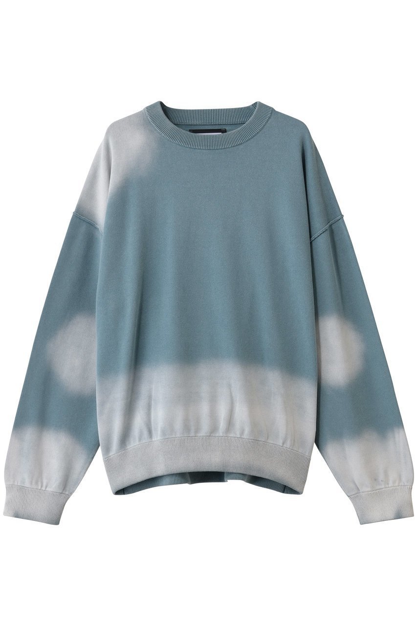 【メゾンスペシャル/MAISON SPECIAL】の【UNISEX】クルーネックグラデニット インテリア・キッズ・メンズ・レディースファッション・服の通販 founy(ファニー) 　ファッション　Fashion　レディースファッション　Fashion for Women　トップス・カットソー　Cut & Sew Tops　ニット　Knit Tops & Sweaters　カジュアルプルオーバー・ニットトップス　Pullovers & Knit Tops / Casual Pullovers　ユニセックス　Unisex, Genderless　グラデーション　Gradient, Ombre　ブリーチ　Bleach, Washed Finish　L.BLU(ライトブルー)|ID: prp329100004722673 ipo3291000000035870479