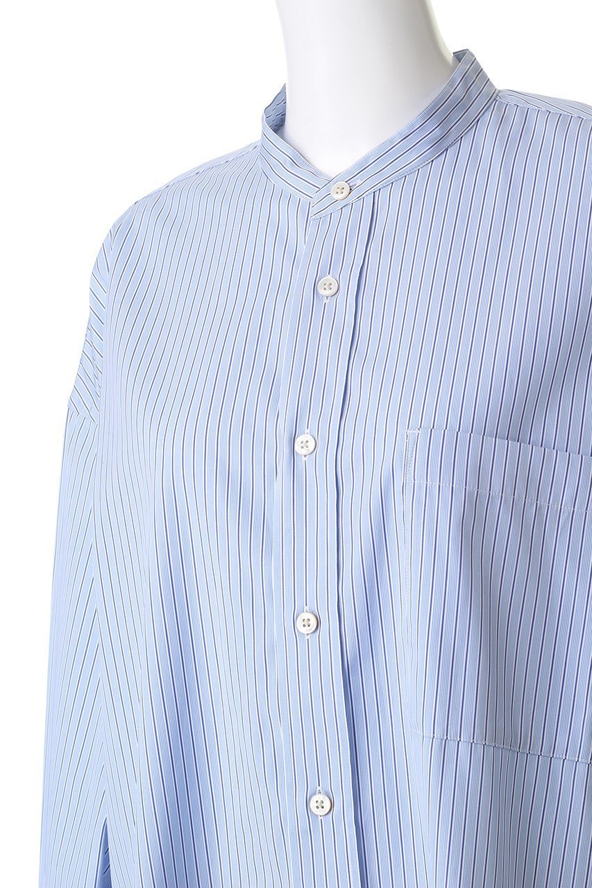 【メゾンスペシャル/MAISON SPECIAL】の【UNISEX】トーマスメイソンプライムオーバーL/Sバンドカラーシャツ 人気、トレンドファッション・服の通販 founy(ファニー) 　ファッション　Fashion　レディースファッション　Fashion for Women　トップス・カットソー　Cut & Sew Tops　シャツ・ブラウス・オフィスカジュアル　Elegant Blouses & Button-Ups　ユニセックス　Unisex, Genderless　スリーブ　Sleeve, Long Sleeve / Short Sleeve　パターン　Pattern, Design Print　ロング　Long, Long-Length　other-5|ID: prp329100004722675 ipo3291000000035870495