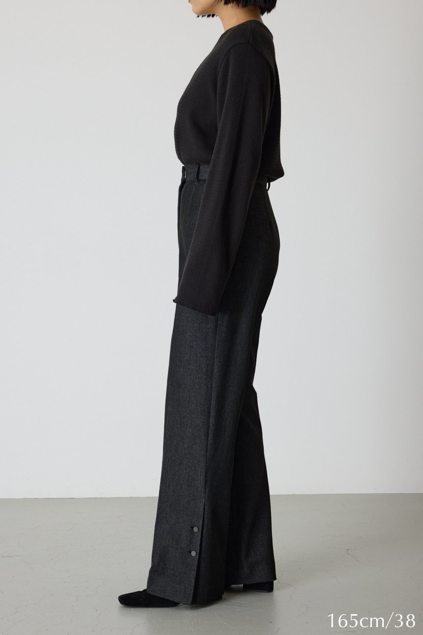 【リムアーク/RIM.ARK】のHem design slim stretch PT/パンツ 人気、トレンドファッション・服の通販 founy(ファニー) 　ファッション　Fashion　レディースファッション　Fashion for Women　パンツ　Pants & Trousers　シューズ　Shoes, Footwear　ストレッチ　Stretch, Stretchy Fabric　スマート　Smart, Elegant　スリム　Slim, Slim Fit　フィット　Fit, Slim Fit　other-6|ID: prp329100004722687 ipo3291000000035712603