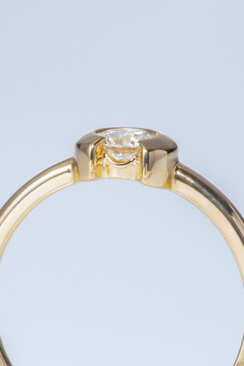 【エネイ/ENEY】の【受注生産】BEZEL K18YG 0.23カラットリング 人気、トレンドファッション・服の通販 founy(ファニー) 　ファッション　Fashion　レディースファッション　Fashion for Women　おすすめ　Recommended / Our Picks　コレクション　Collection, Seasonal Line　シンプル　Simple, Minimal　スリット　Slit, Slit Detail　ダイヤモンド　Diamond, Brilliant Cut　新作・新入荷　New Arrivals / New In　other-3|ID: prp329100004725030 ipo3291000000034143742