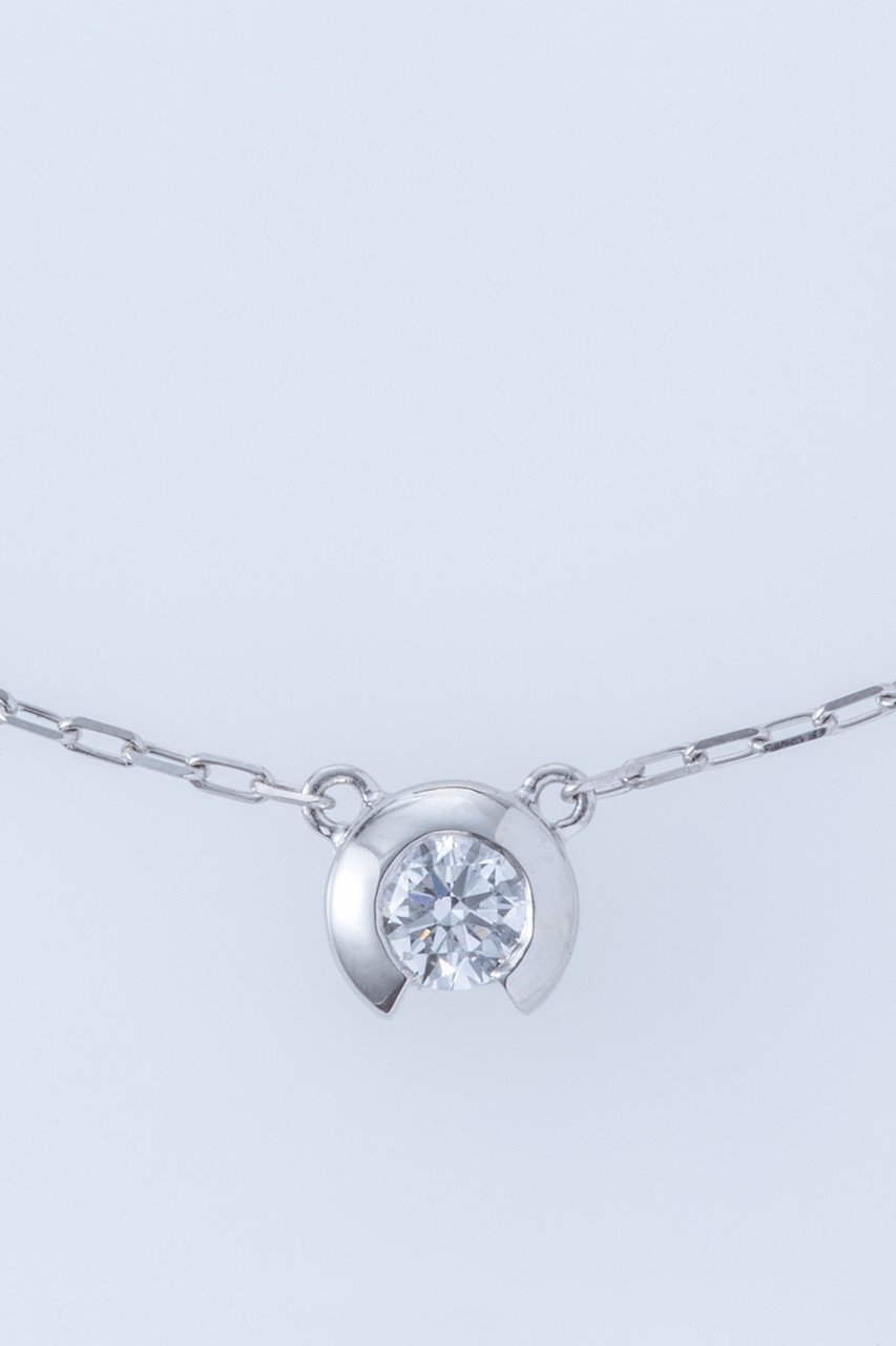 【エネイ/ENEY】の【受注生産】BEZEL PT900 0.17カラットネックレス インテリア・キッズ・メンズ・レディースファッション・服の通販 founy(ファニー) 　ファッション　Fashion　レディースファッション　Fashion for Women　ジュエリー　Jewelry　ネックレス　Necklaces & Pendants　コレクション　Collection, Seasonal Line　シンプル　Simple, Minimal　スリット　Slit, Slit Detail　ダイヤモンド　Diamond, Brilliant Cut　ネックレス　Necklace, Pendant Necklace　新作・新入荷　New Arrivals / New In　シルバー|ID: prp329100004725032 ipo3291000000034143750